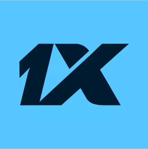 1xBet loqosu mavi fonda